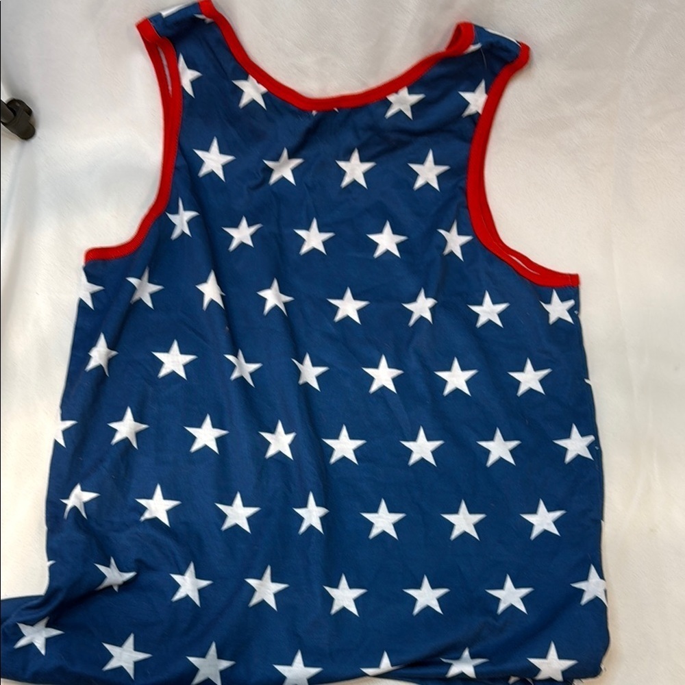 Home Free North Carolina Adult Tank Top with Stars, Patriotic, unisex, Small - Picture 5 of 6